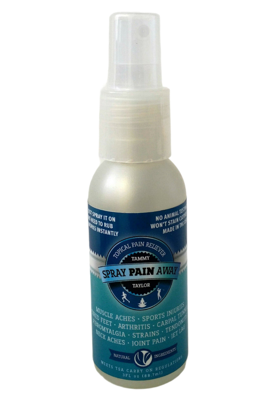 Tammy Taylor Nails – Spray Pain Away – 3oz/88.7ml