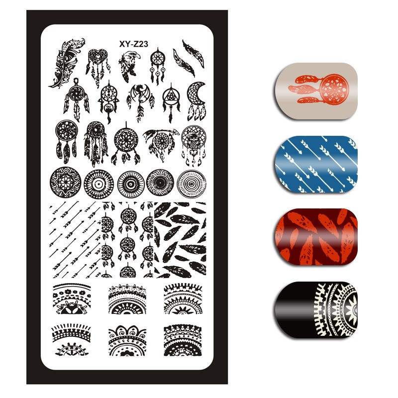 Jelly Silicone Nail Stamper Scraper Set Nail Templates Stamp For Stamping Polish