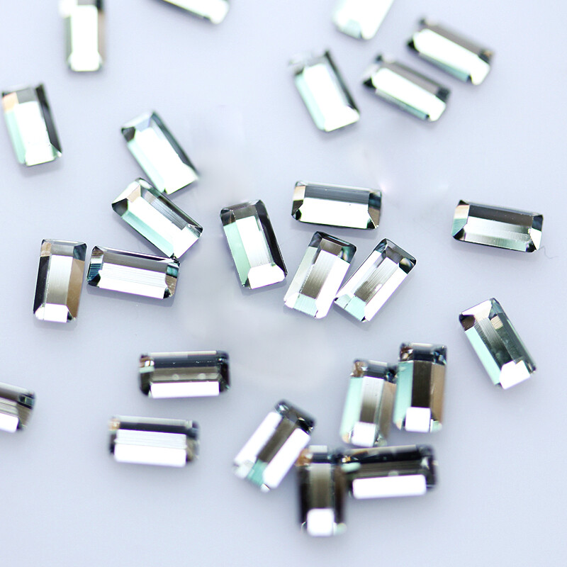 Strass Nail Art Rhinestones Mini Rectangle Colorful Stones Nail Art Charm Crysta