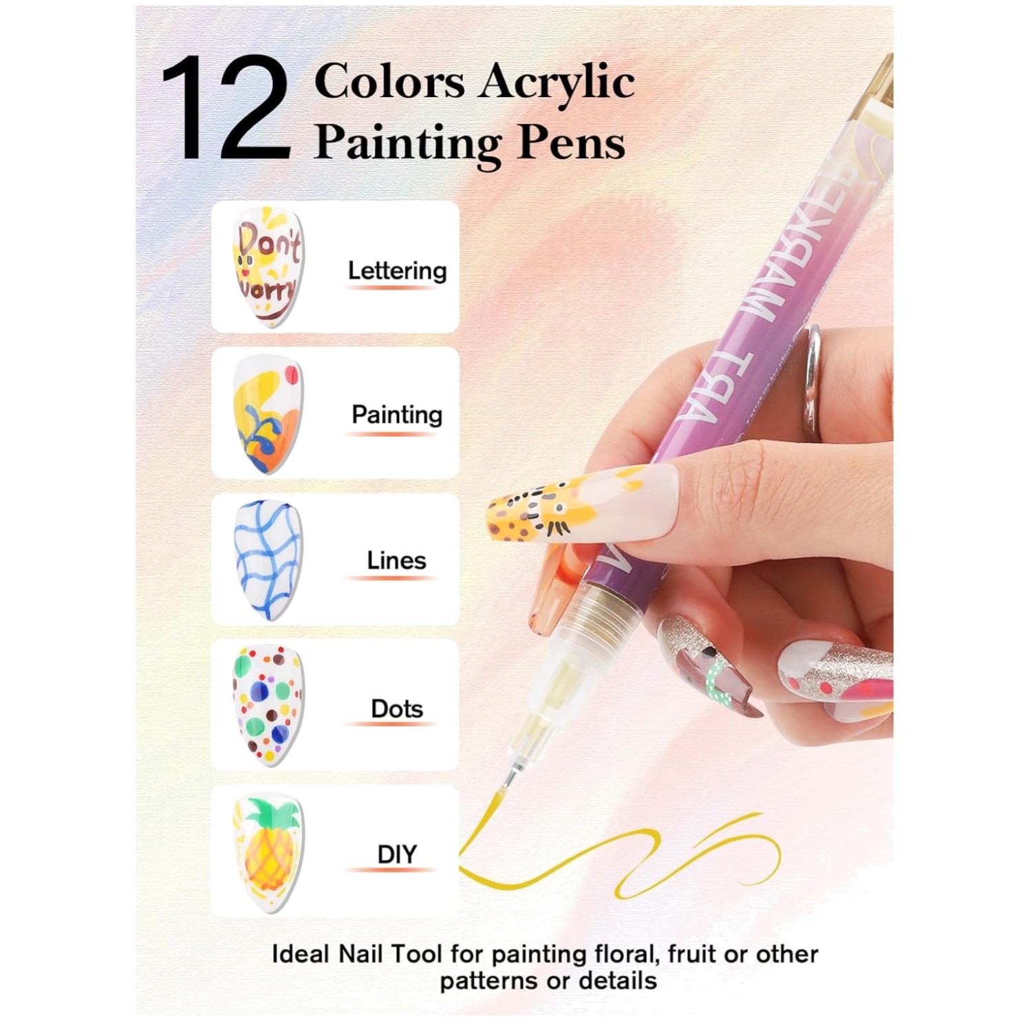 Intricate Nail Design Pens – Fine Tip for Precision Artwork
