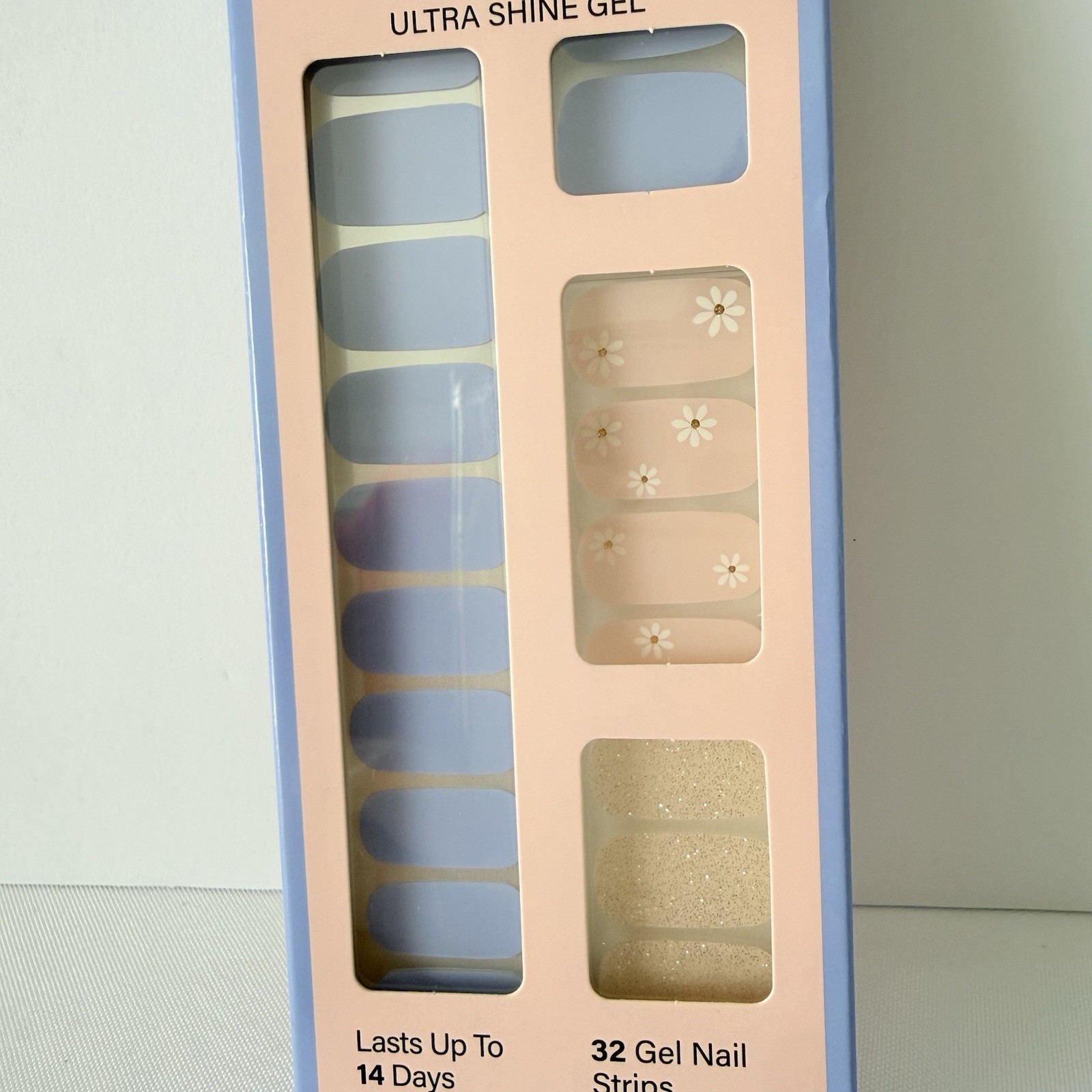 Lot of 2 Dashing Diva Gloss Ultra Shine Gel Nail Strips 32 Count Each New Colors