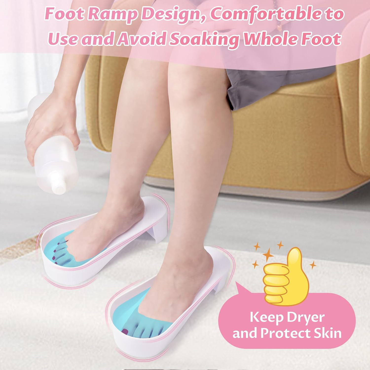 Toe Nail Soaking Bowl: 2 PCS Shoe Design Toenails Soak off Bowl | Foot Bath Soak