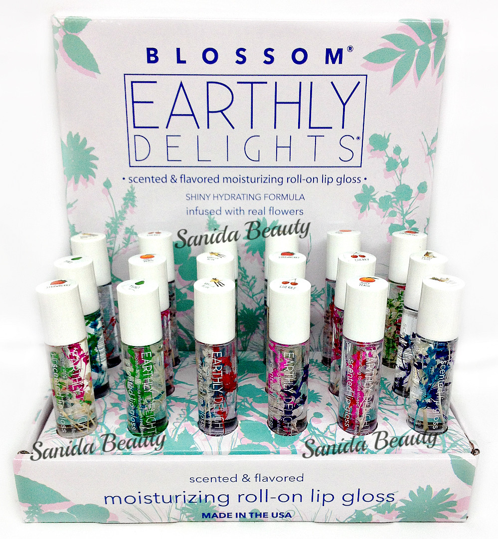 ON SALE! Blossom Earthly Delights Roll On Lip Gloss 0.2oz – Choose any flavor!