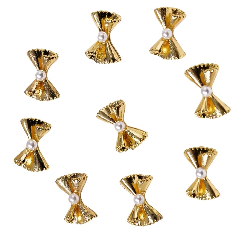 50x Sweet Bowknot Bow Nails Art Supplies for Party