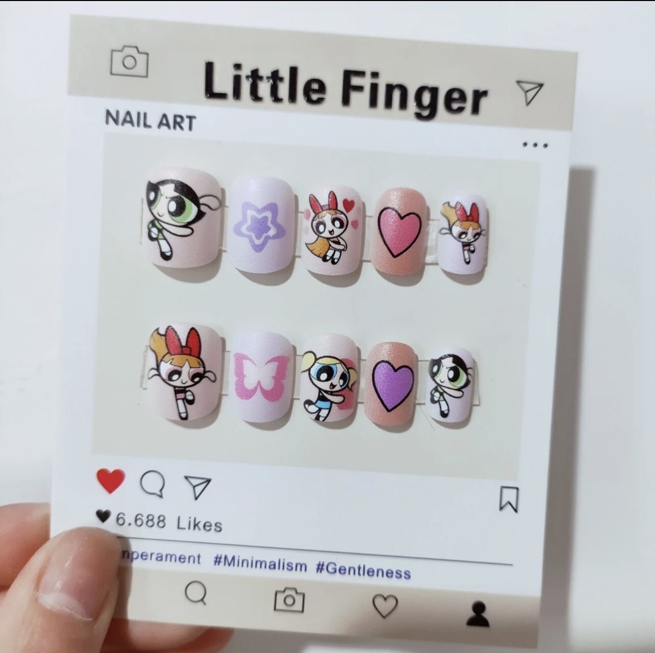 press on nails short-medium