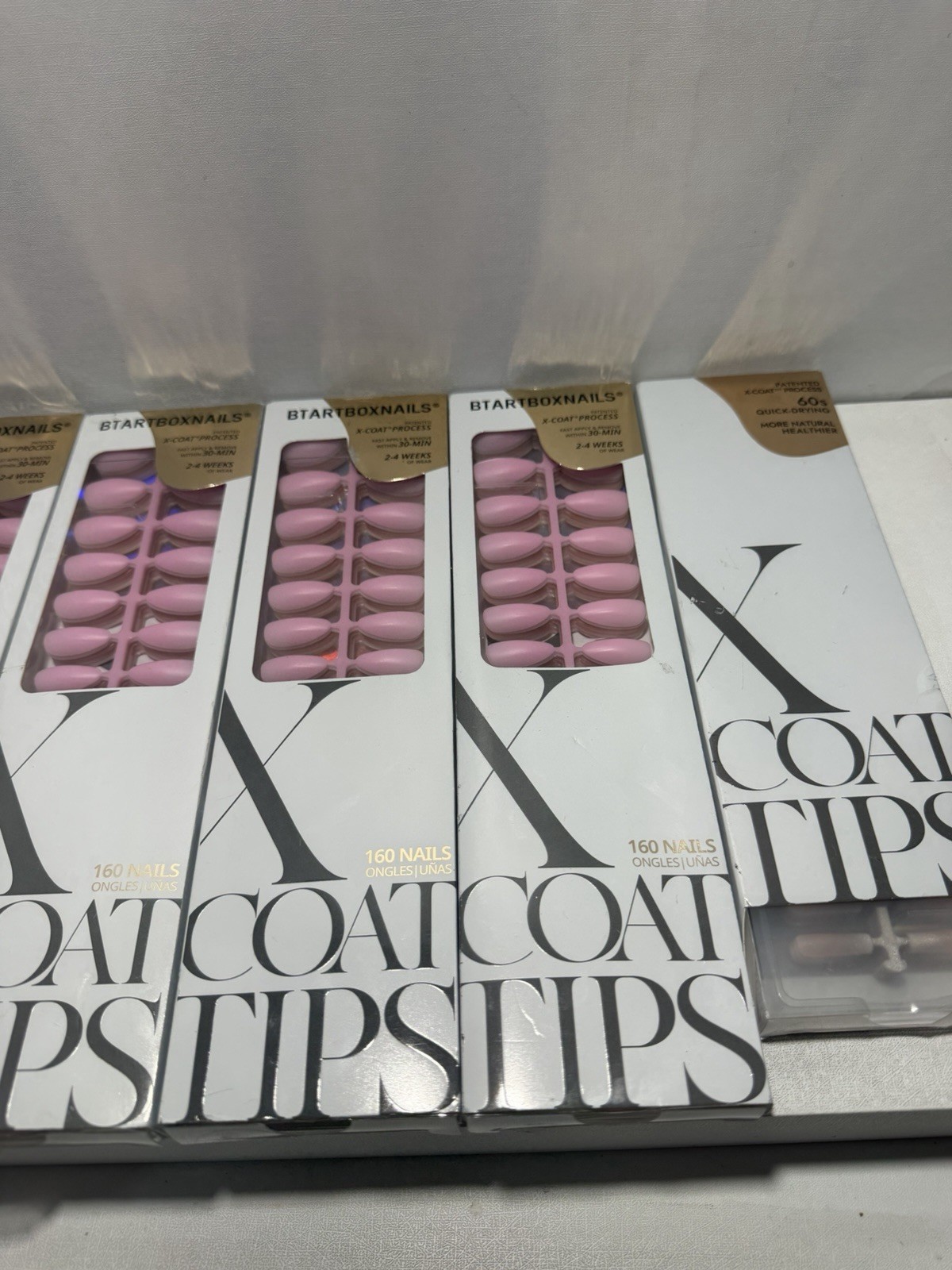 BTARTBOXNAILS X-Coat Tips Bundle All New Fast Ship