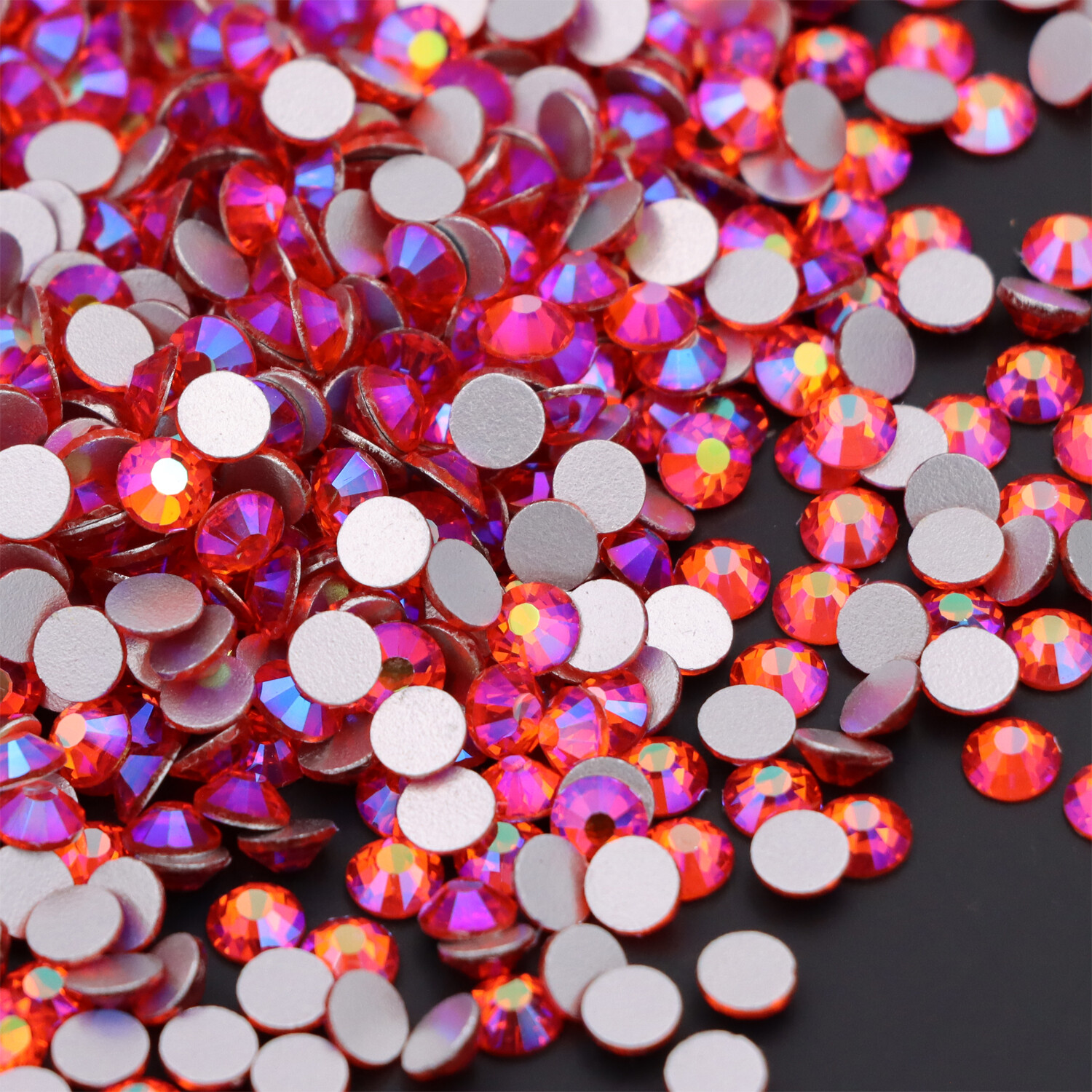 Glitter Rhinestone Crystal AB Non Hot Fix FlatBack Strass Garment Nail Art Stone