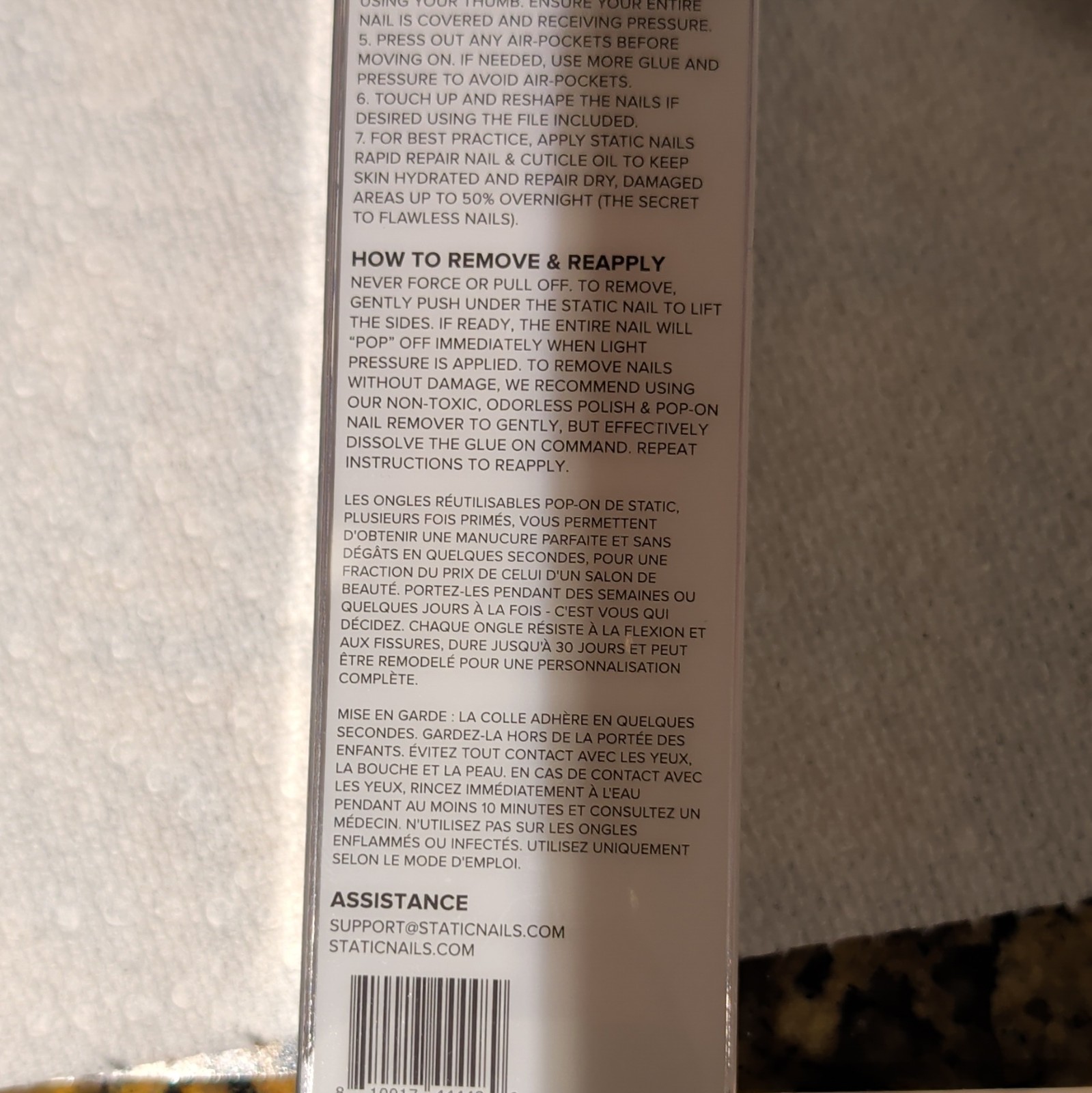 Lot of 2 Static Nails Reusable Pop-On Jet Setter Round Press-On 30ct 15 Sizes