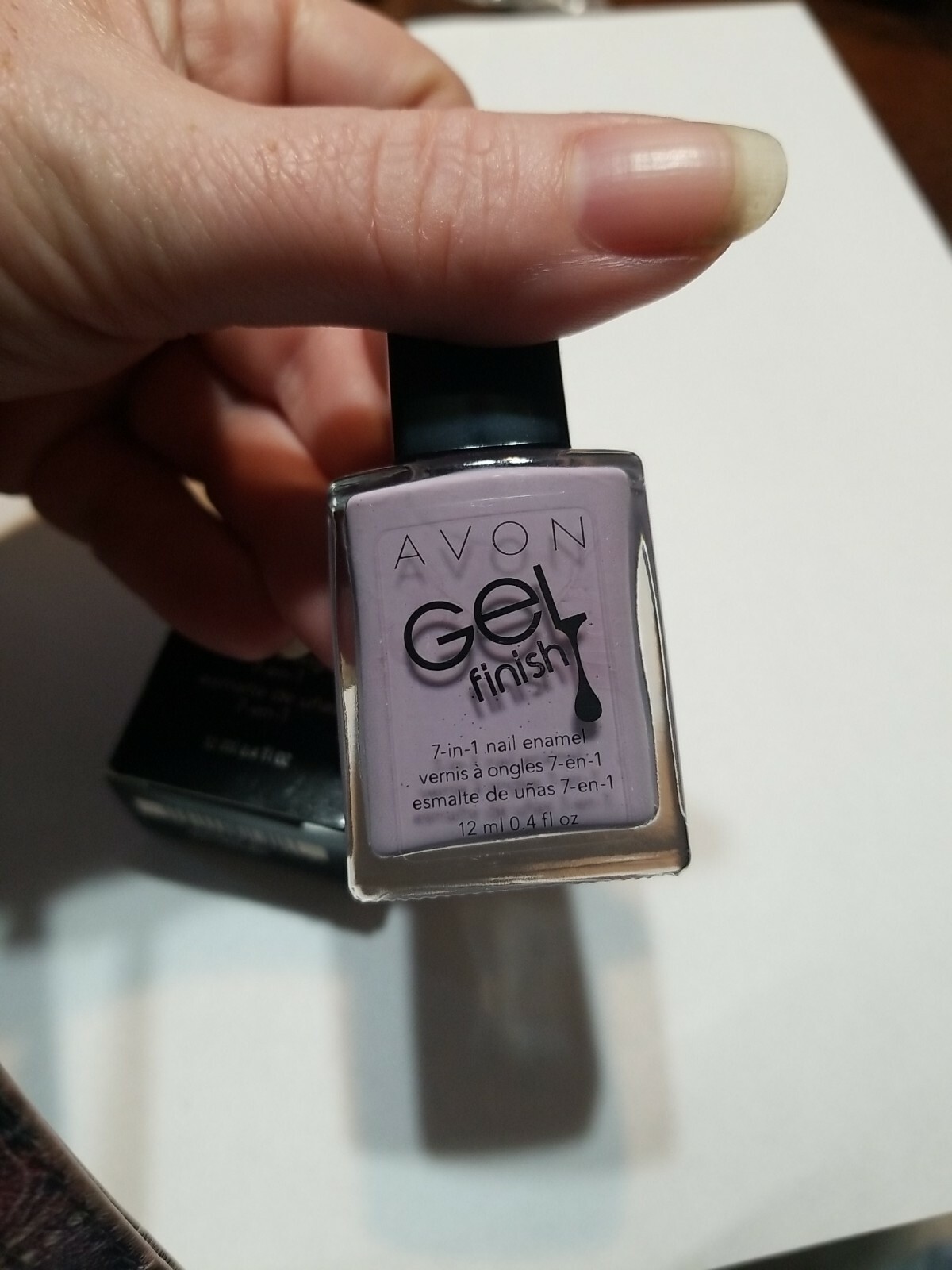AVON Gel Finish 7-in-1 Nail Enamel ~ LAVENDER SKY ~ NEW in BOX
