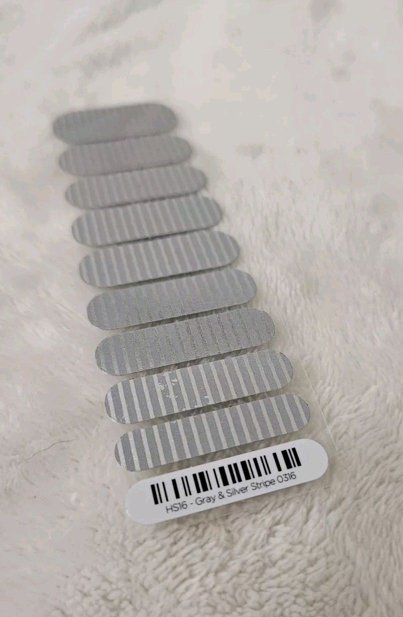 Jamberry HALF SHEETS Lot Of 22 METALLIC, GLITTER, & CLEAR!!! Easy NAIL ART