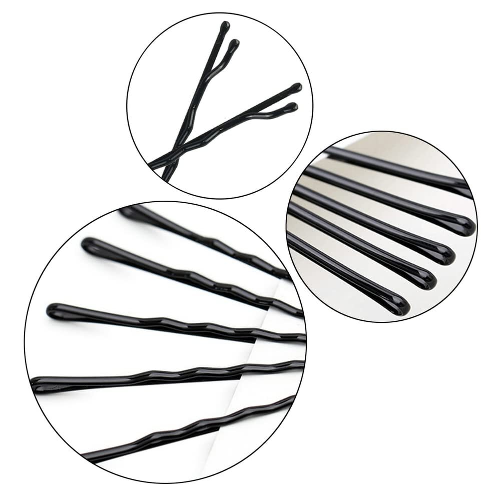 220pcs 2.76 Inch Large Bobby Pins Black for Women, Long Hair Black（2.76inch）
