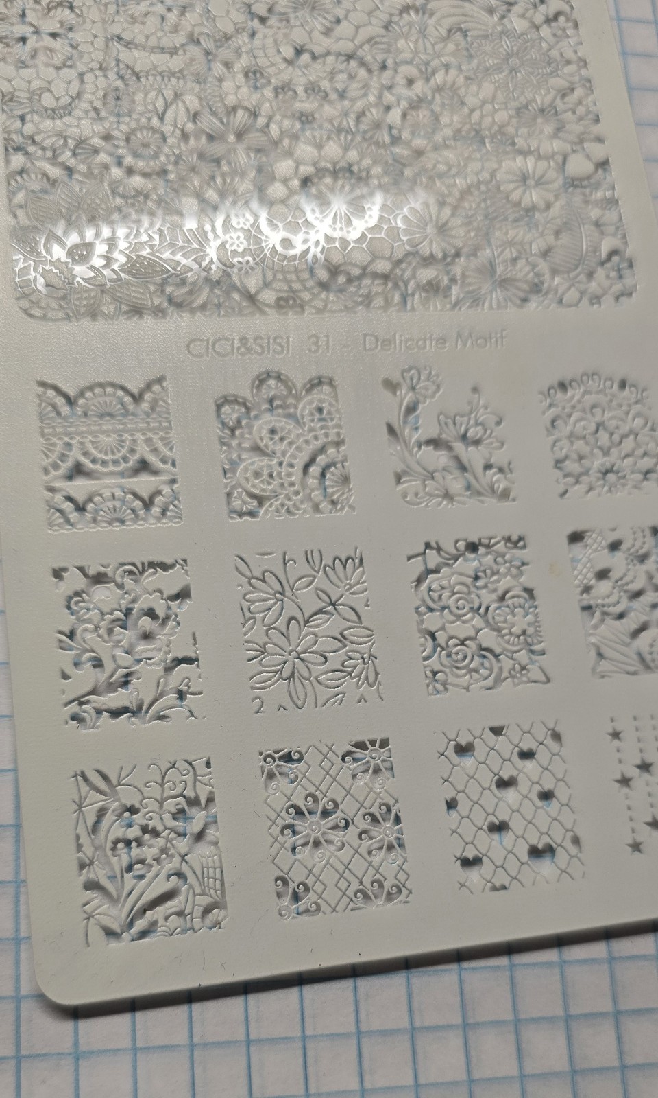 VINTAGE Cici & Sisi Nail Art Stamp Acrylic Plastic Plate Set Kit In Case HTF