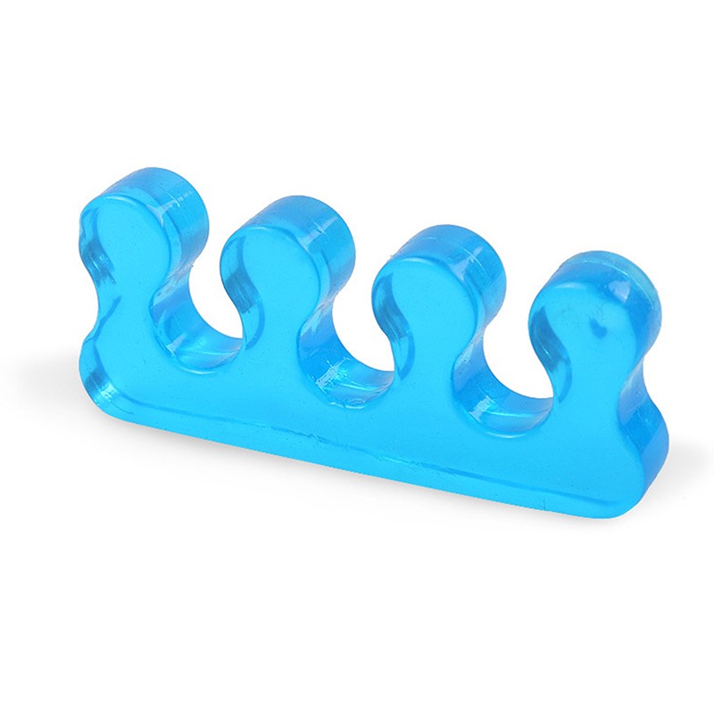2Pcs Soft Silicone Toe Separator Flexible Finger Spacer Manicure Pedicure Y .t2