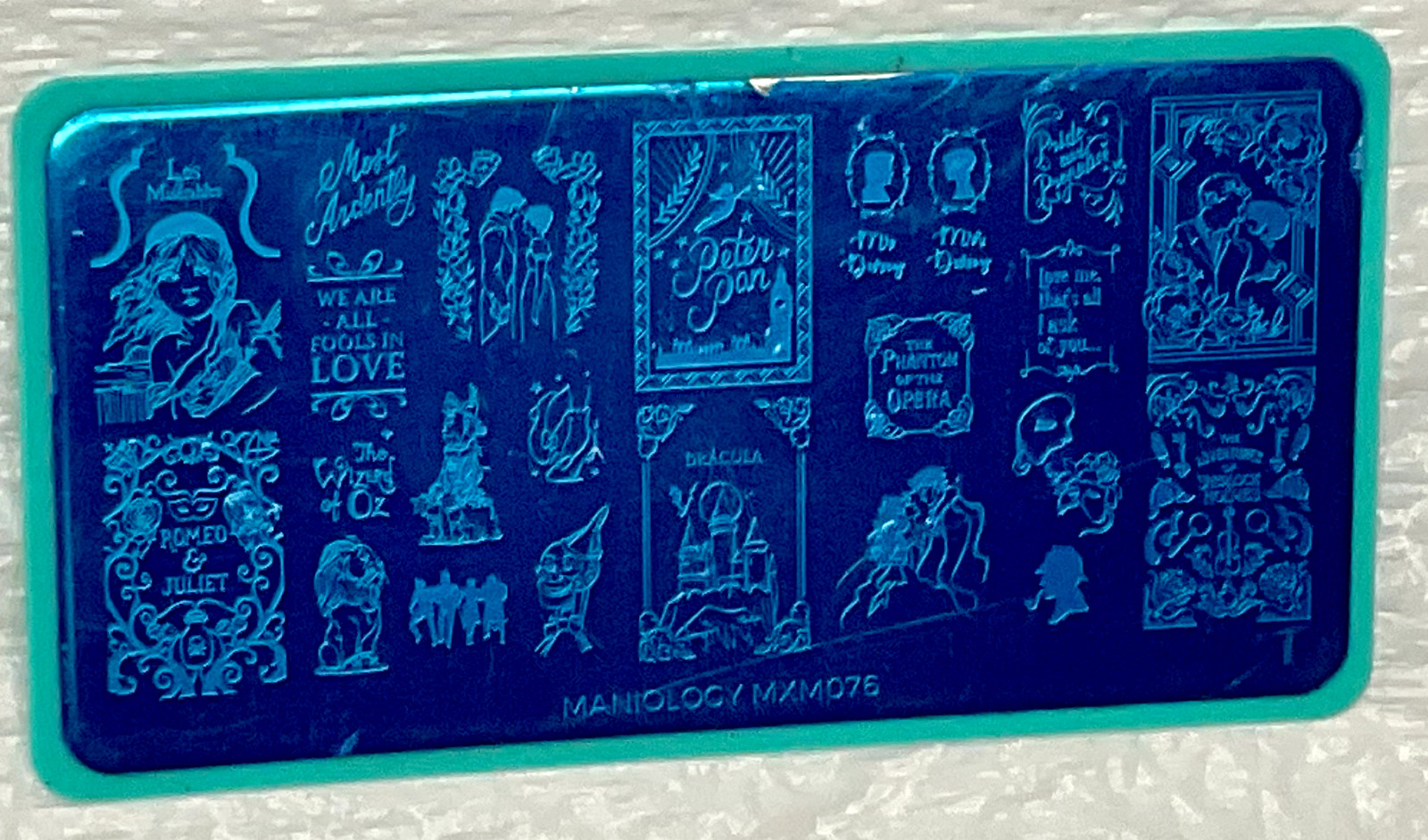Maniology MxM 076 Literary Classics And Romances Nail Stamping Plate