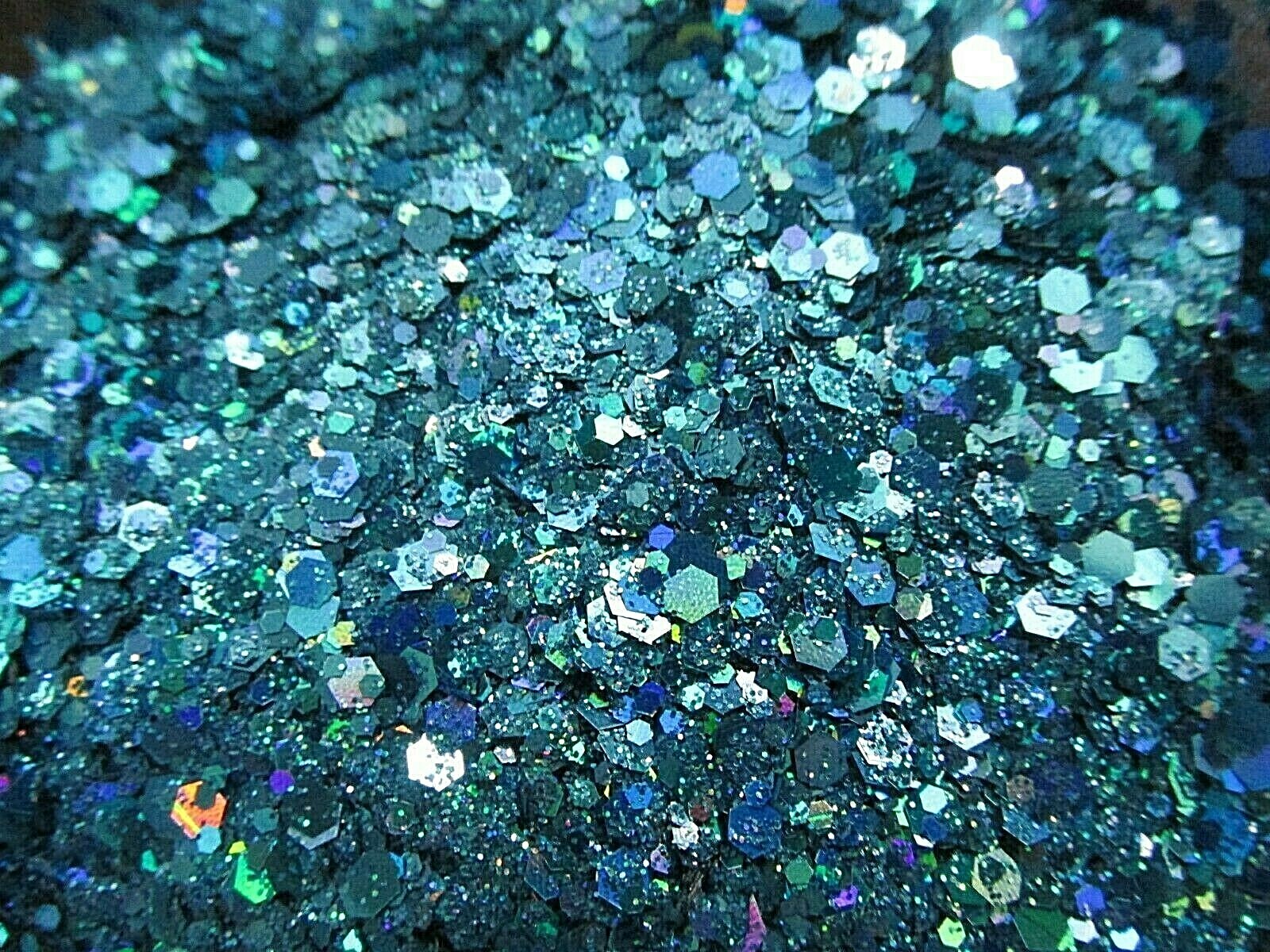 Holographic slushie glitter mixes