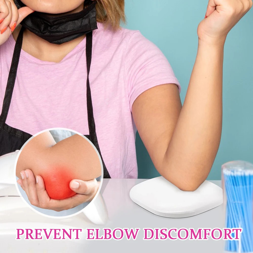 Nail Arm Elbow Rest Pillow Non Slip Square Manicure Cushion Hand Support