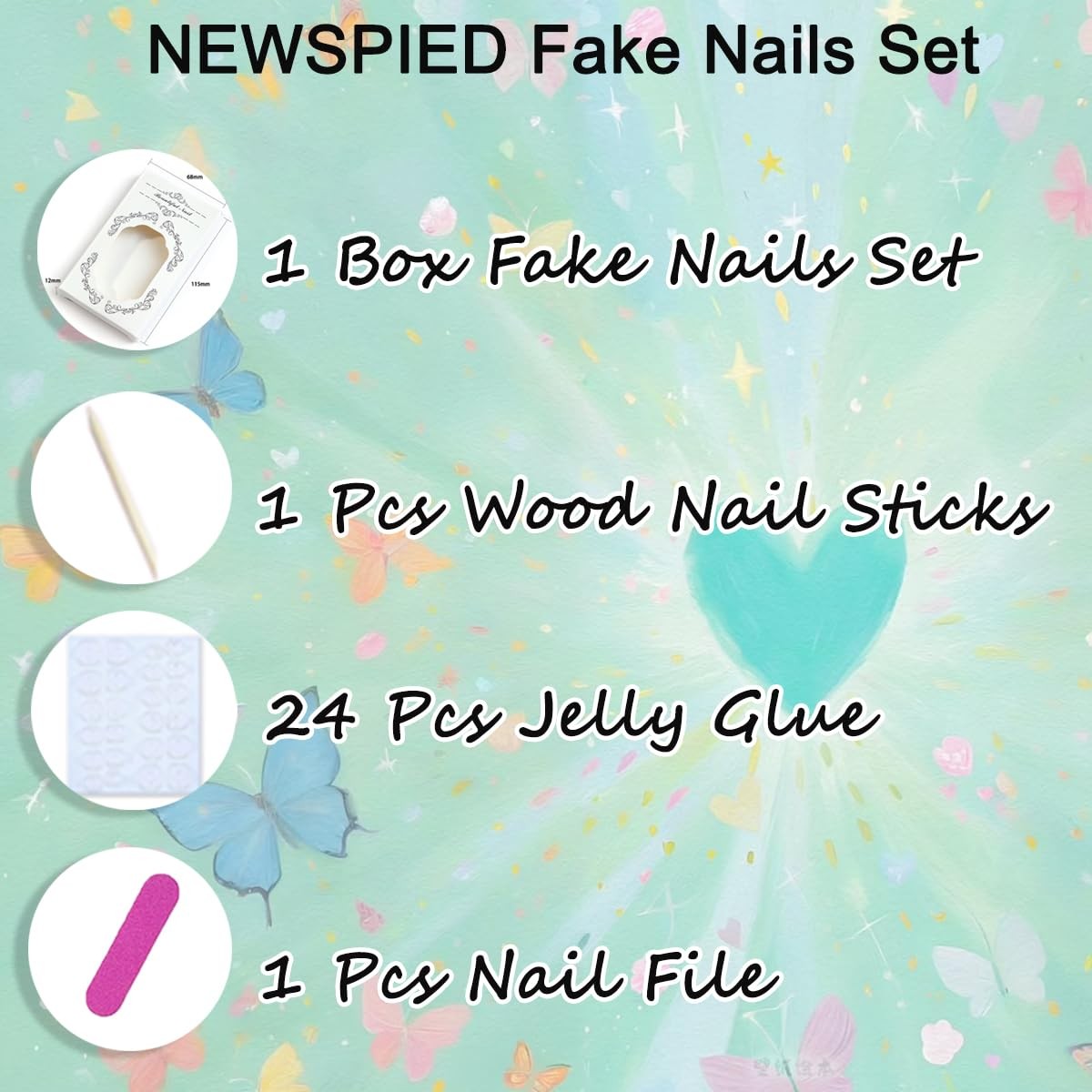 French Tip Press on Nails Medium Almond Cute Red Bow Fake Nails with Polka Do…