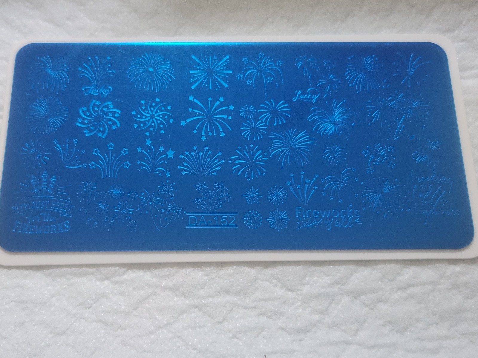 Fireworks Nail Stamping Plate – New (DA-152)