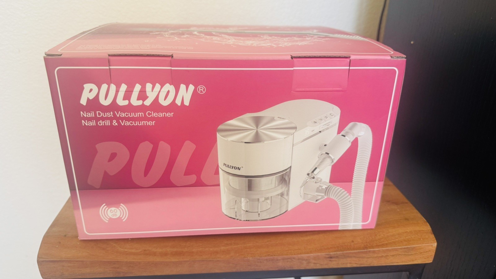 PULLYON 2-in-1 Turbine Brushless Nail Dust Collector Builtin Bucket Luxury Salon