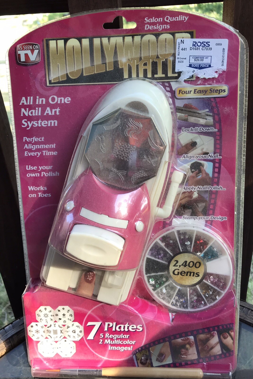 Hollywood Nails-All In One-Nail Art System Kit-Salon QualitY-Sealed-Seen On TV-