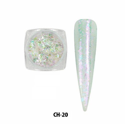 METALLIC FLAKES NAIL DECORATIONS Mia Secret Nail Art Design CH-20