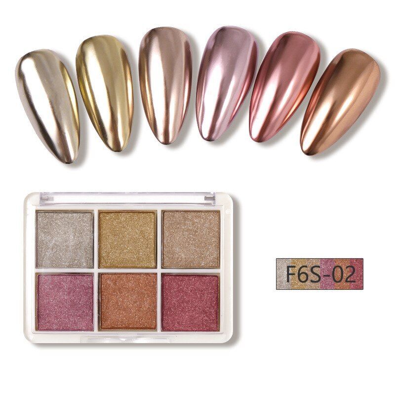 Fluorescent Mirror Nail Powder – Nail Art Glitter Pigment Manicure Accessories 1