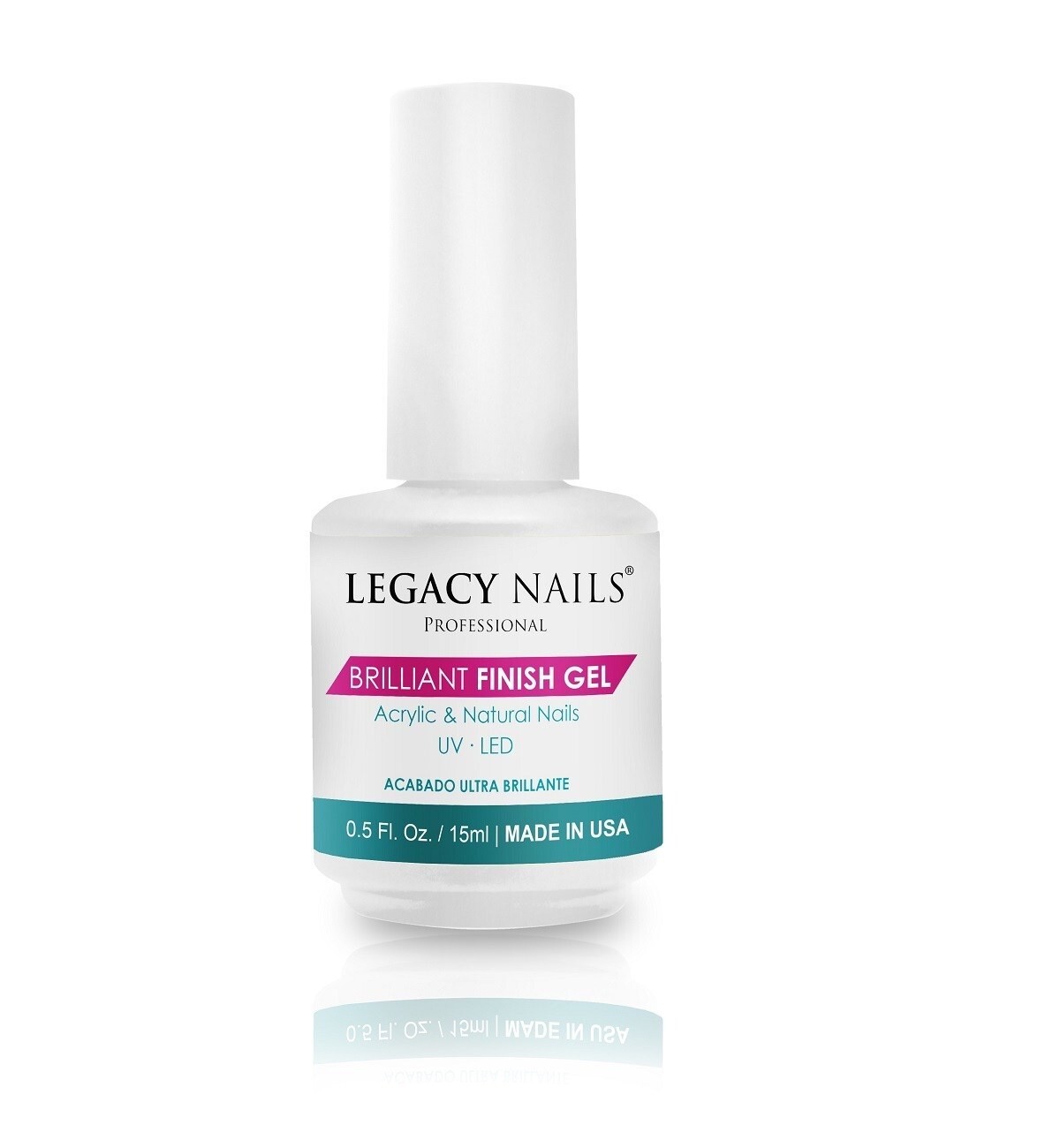 Brilliant UV Finish Top Gel 1/2 oz Legacy Nails
