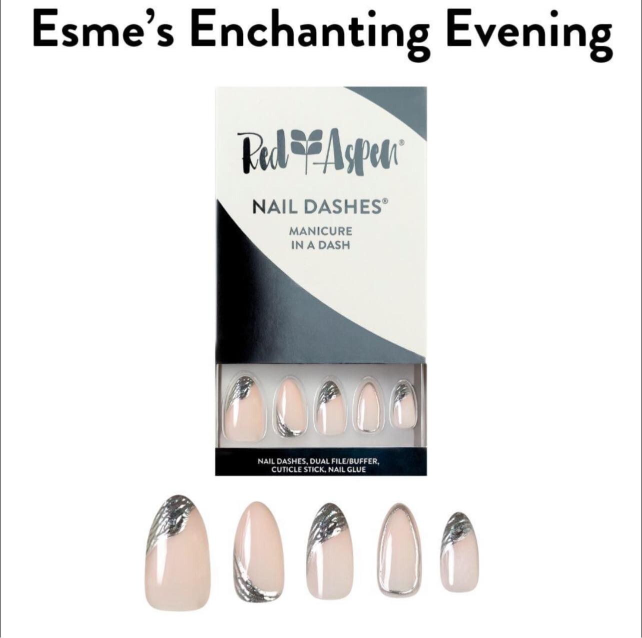 Red Aspen Press On Nails – Esme’s Enchanting Evening – NIB