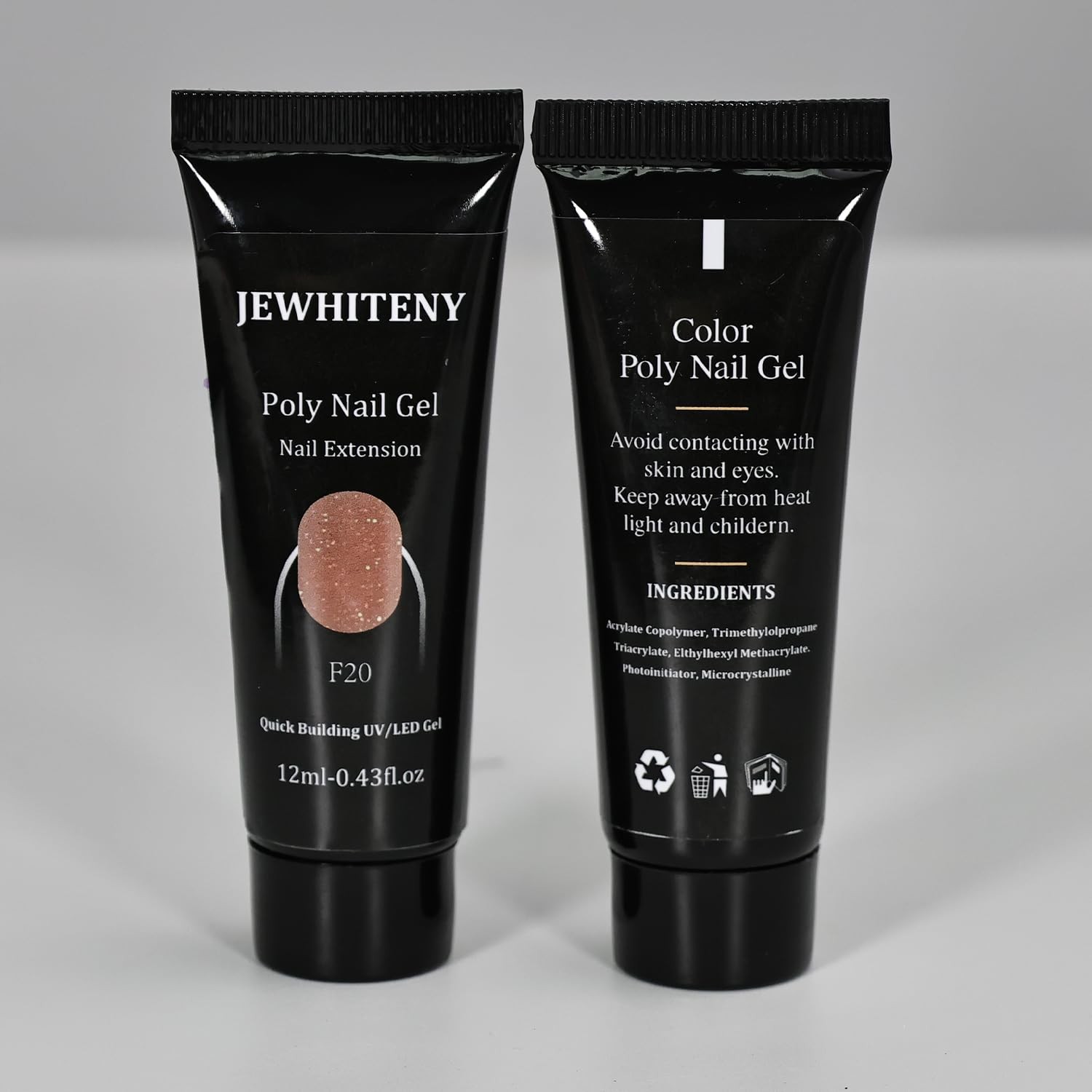 All-in-One Poly Gel Nail Kit with 27 Gel Polish Colors