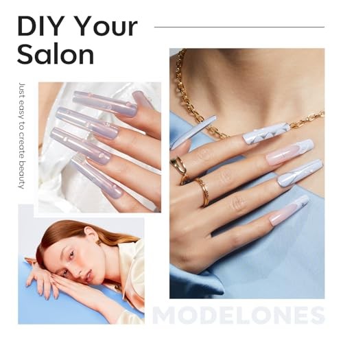 Long Square XXL Fake Nail Tips – 504Pcs Gel Tips Pre-shaped Half B1-XXL Square