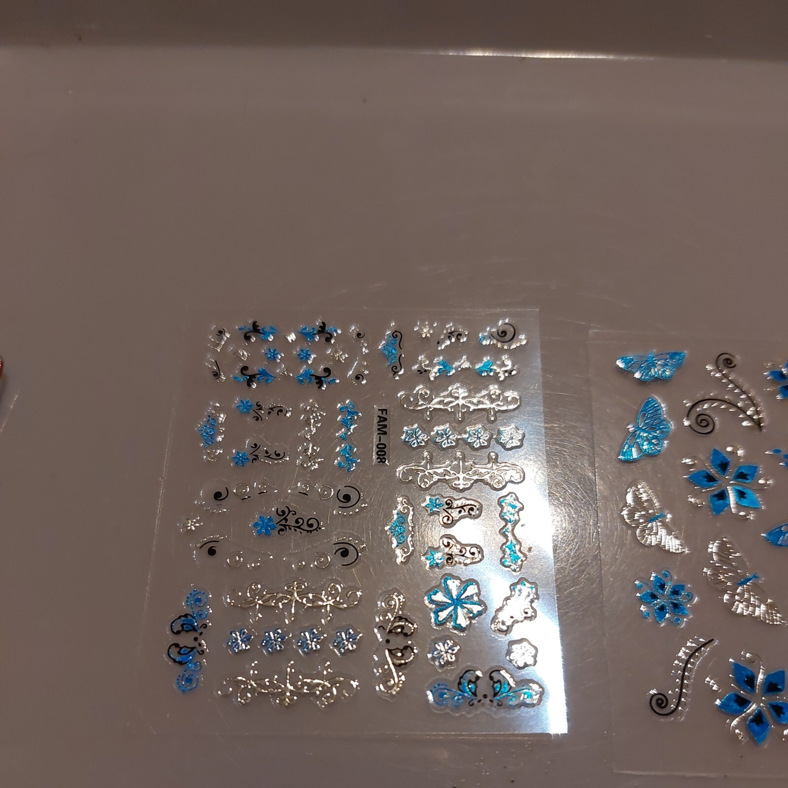 5 X Small Sheets Of Nail Art Stickers (Dn215) New
