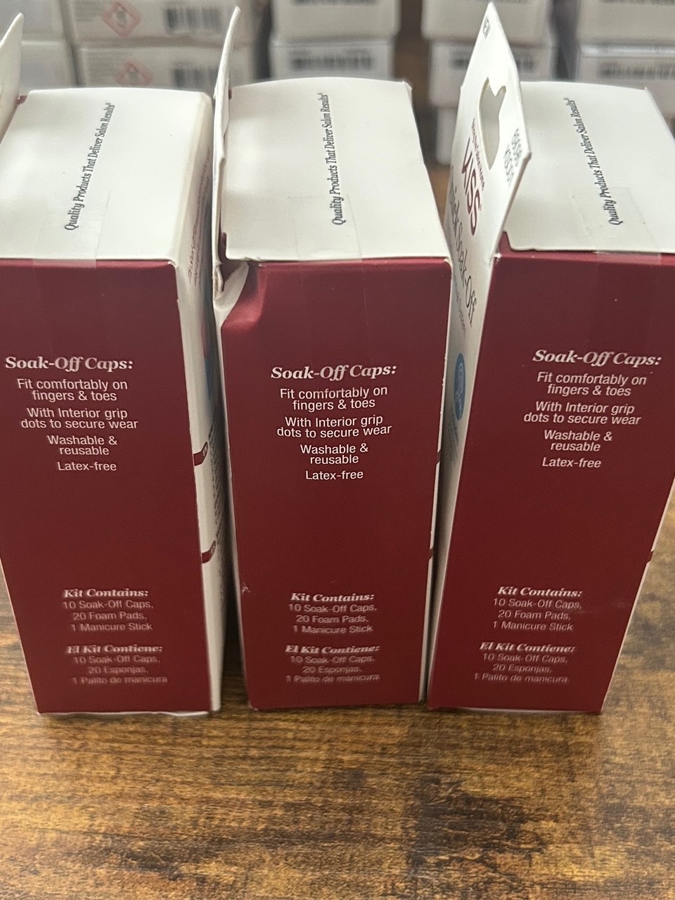 KISS QUICK SOAK-OFF EFFORTLESS REMOVAL SYSTEM #KSO01 3 Pack