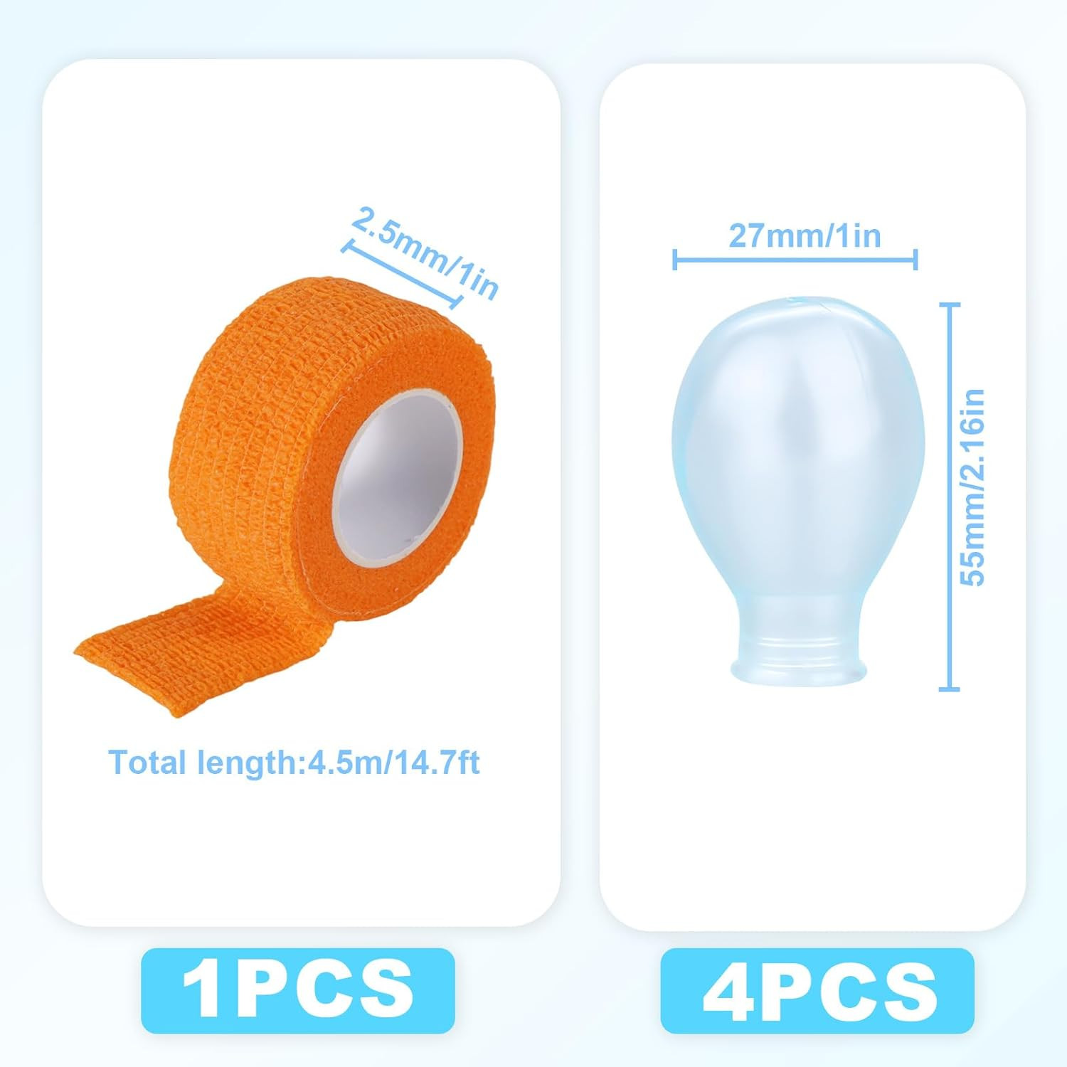 4pcs Waterproof Thumb Protector, Reusable Silicone Finger Sleeve Cover Rubber…
