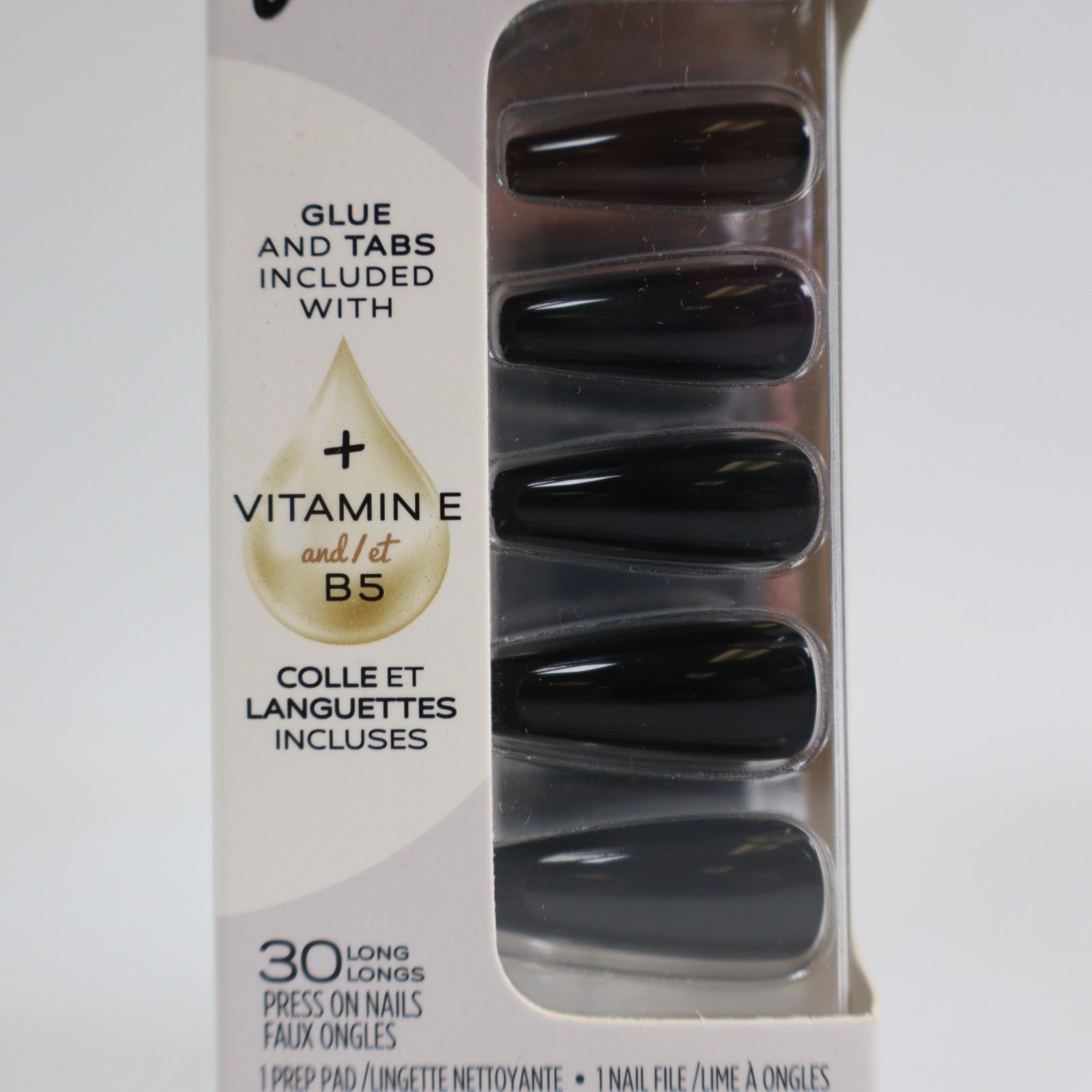 2 PACK Sally Hansen Salon Effects Perfect Press-On Nails, Onyx-pected CO331