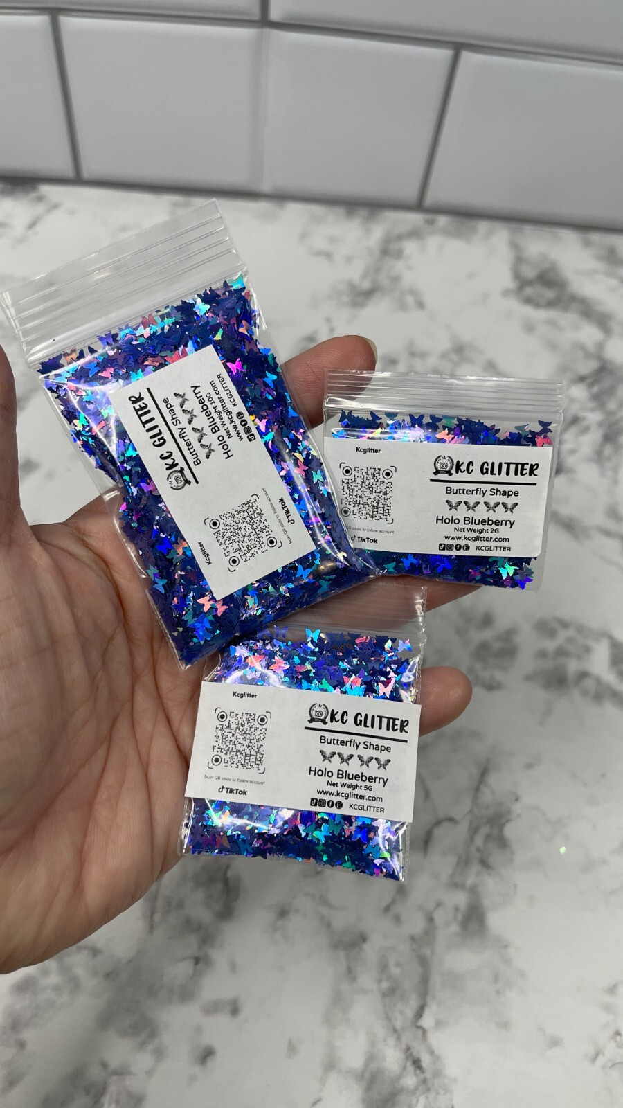 Solvent Resistant BUTTERFLY shape Glitter U Choose Color Nail Art Face Crafts
