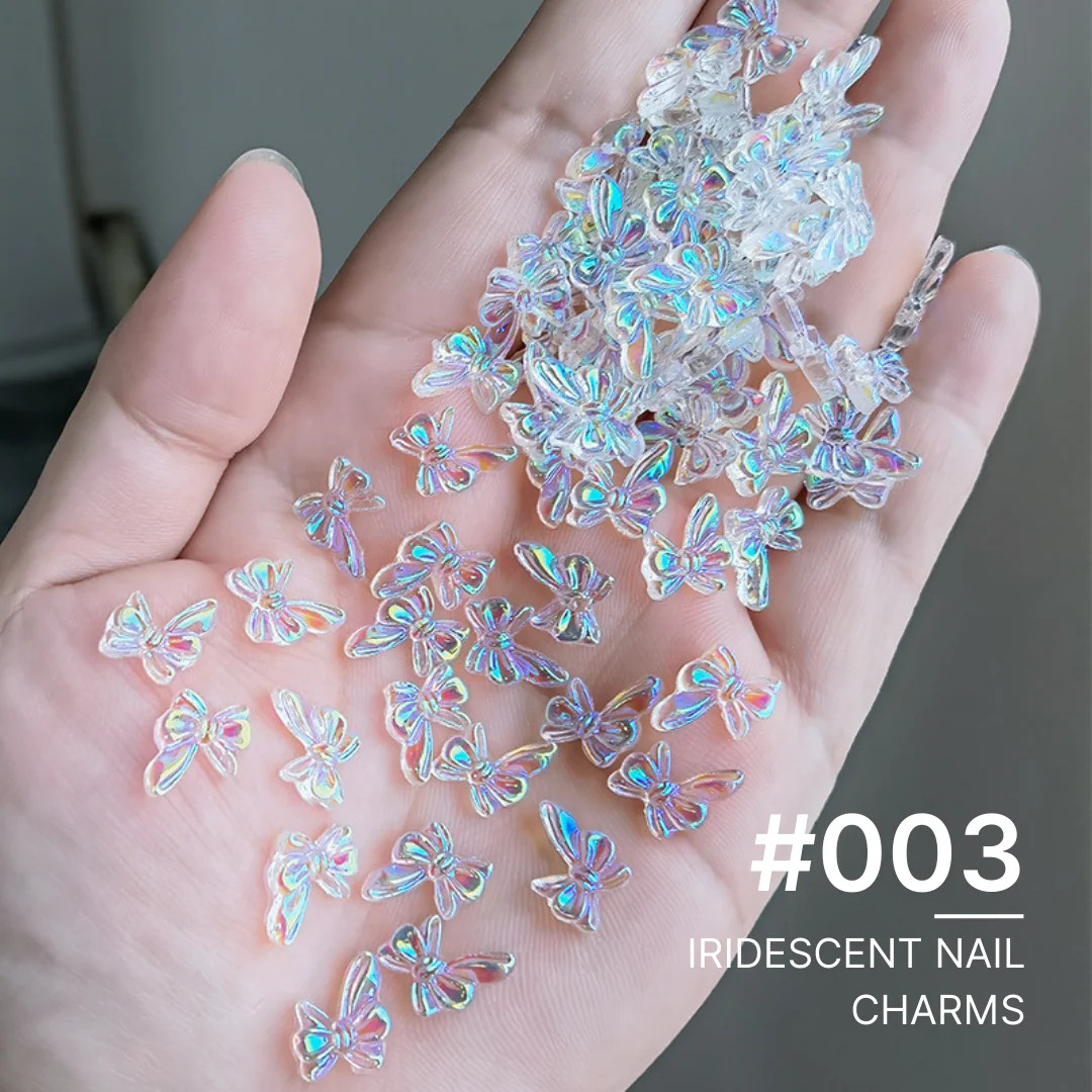 Iridescent Nail Charms