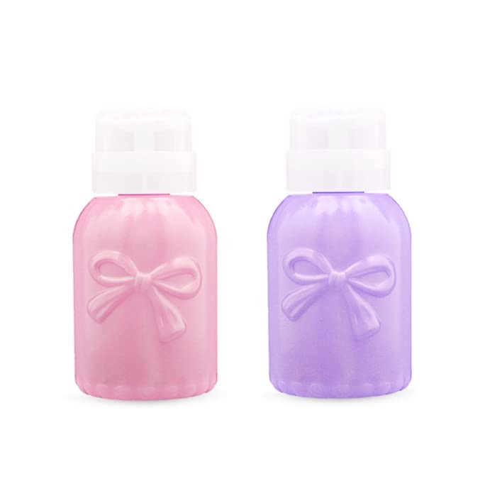 HLLMX 2 PCS Nail Polish Remover Pump Empty 2 Ounce (Pack of 1), powder
