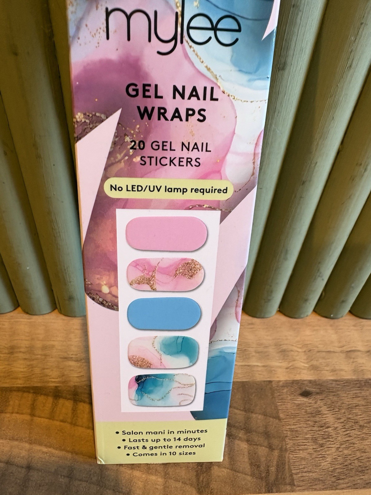 Mylee Gel Nail Wraps 20 Stickers Brand New