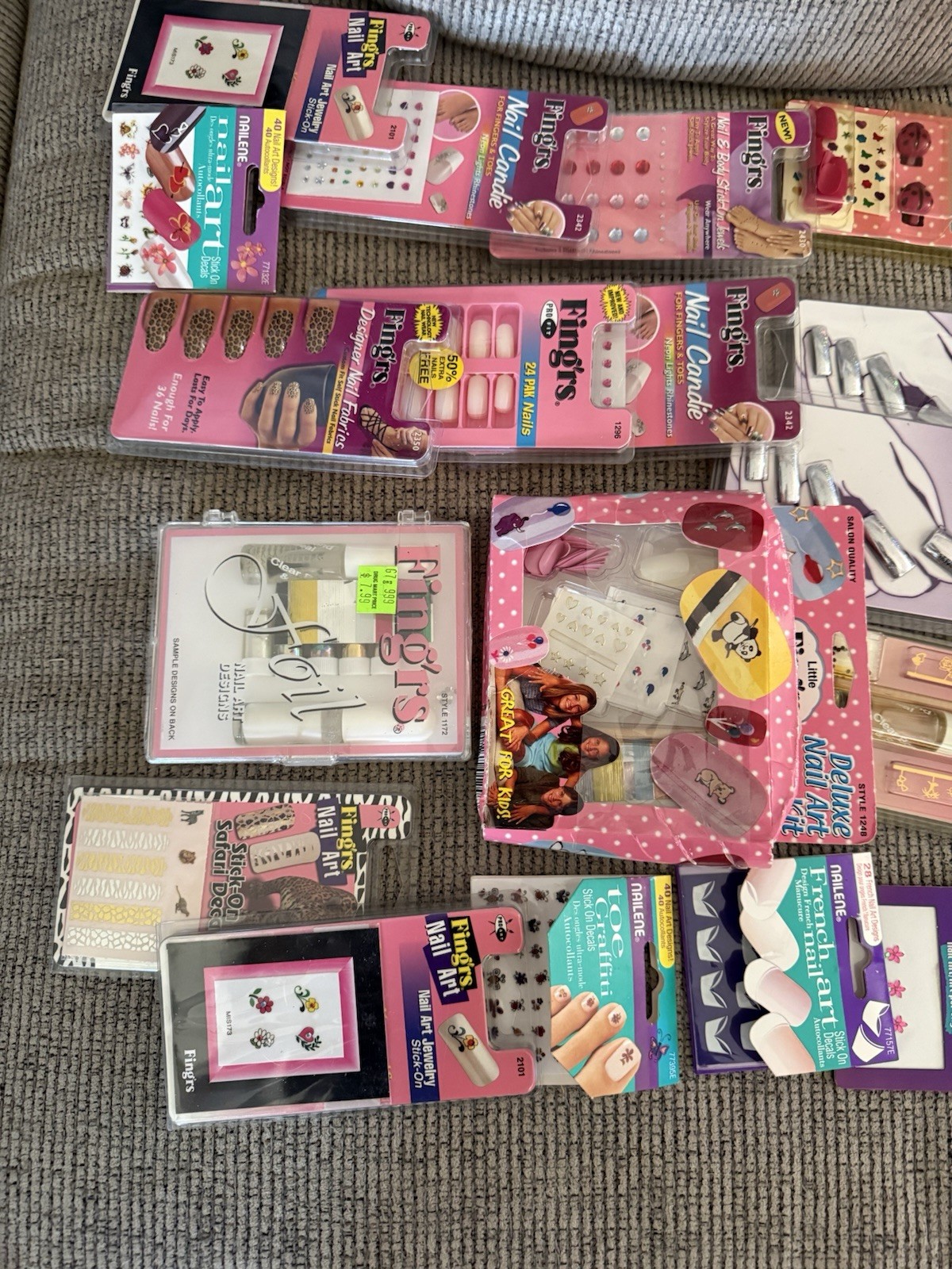 fing’rs press on nails, Nail Kits, Accessories, Etc. Bulk Lot