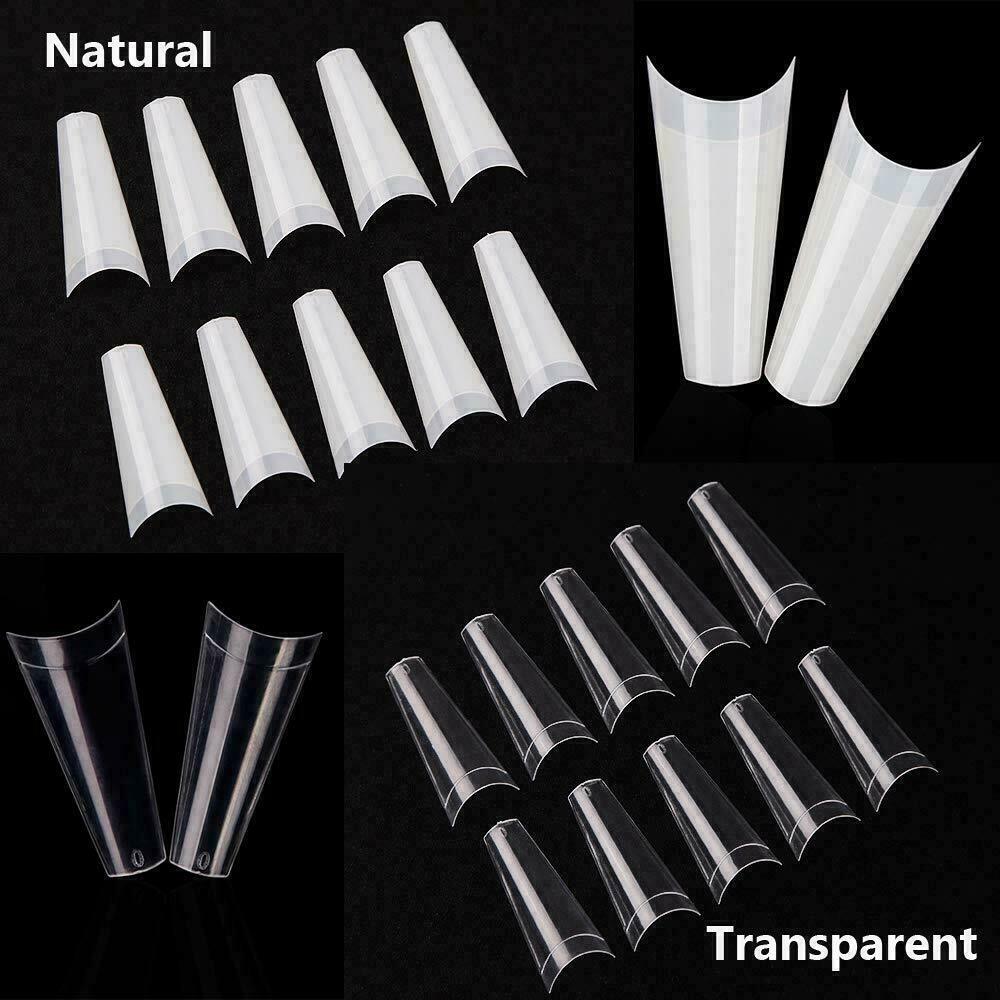 500pcs False Coffin Nails Ballerina Fake Nails Flat Shape Nail Art Tips Acrylic