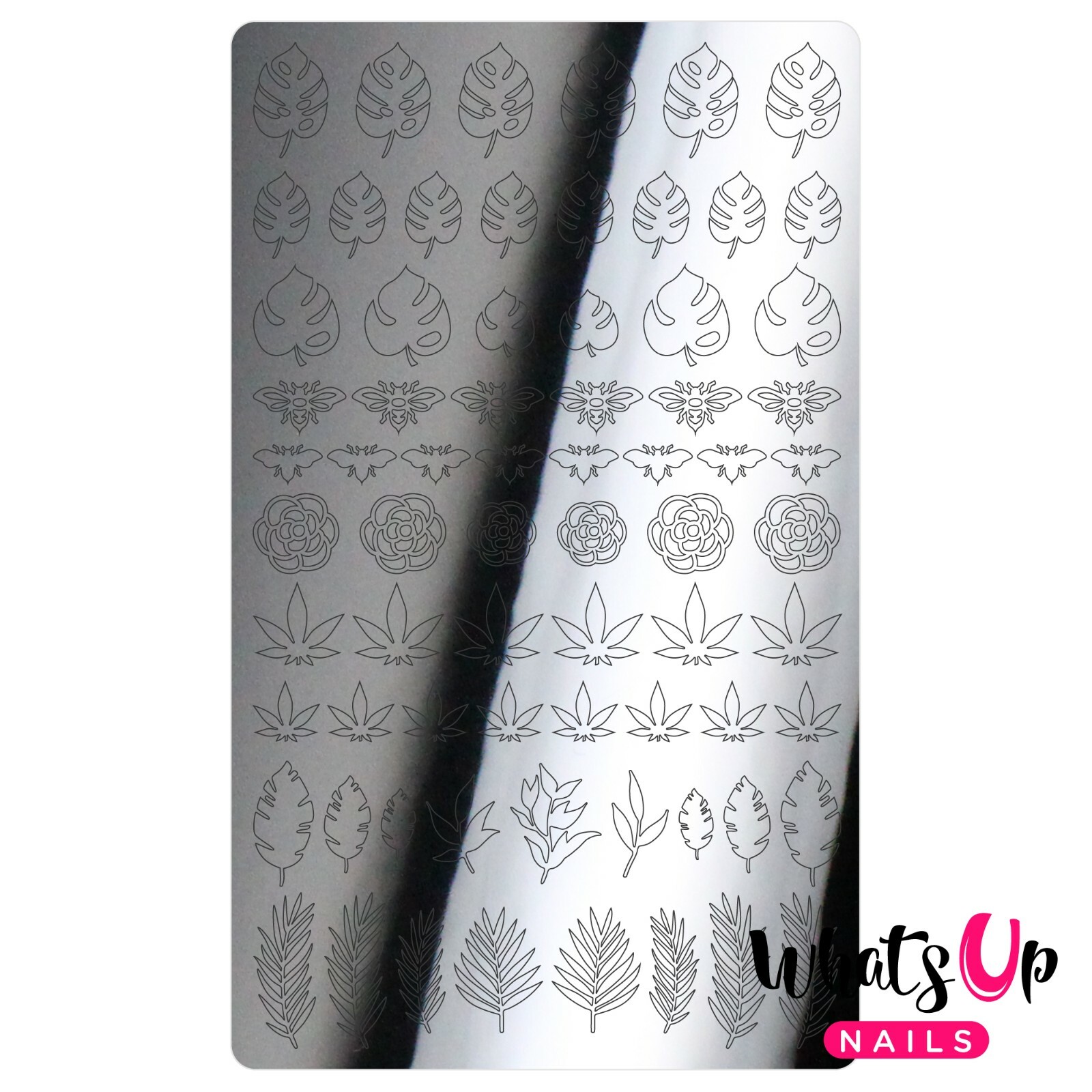 Whats Up Nails Botanical Garden Stickers (Silver) – Daily Charme Collaboration