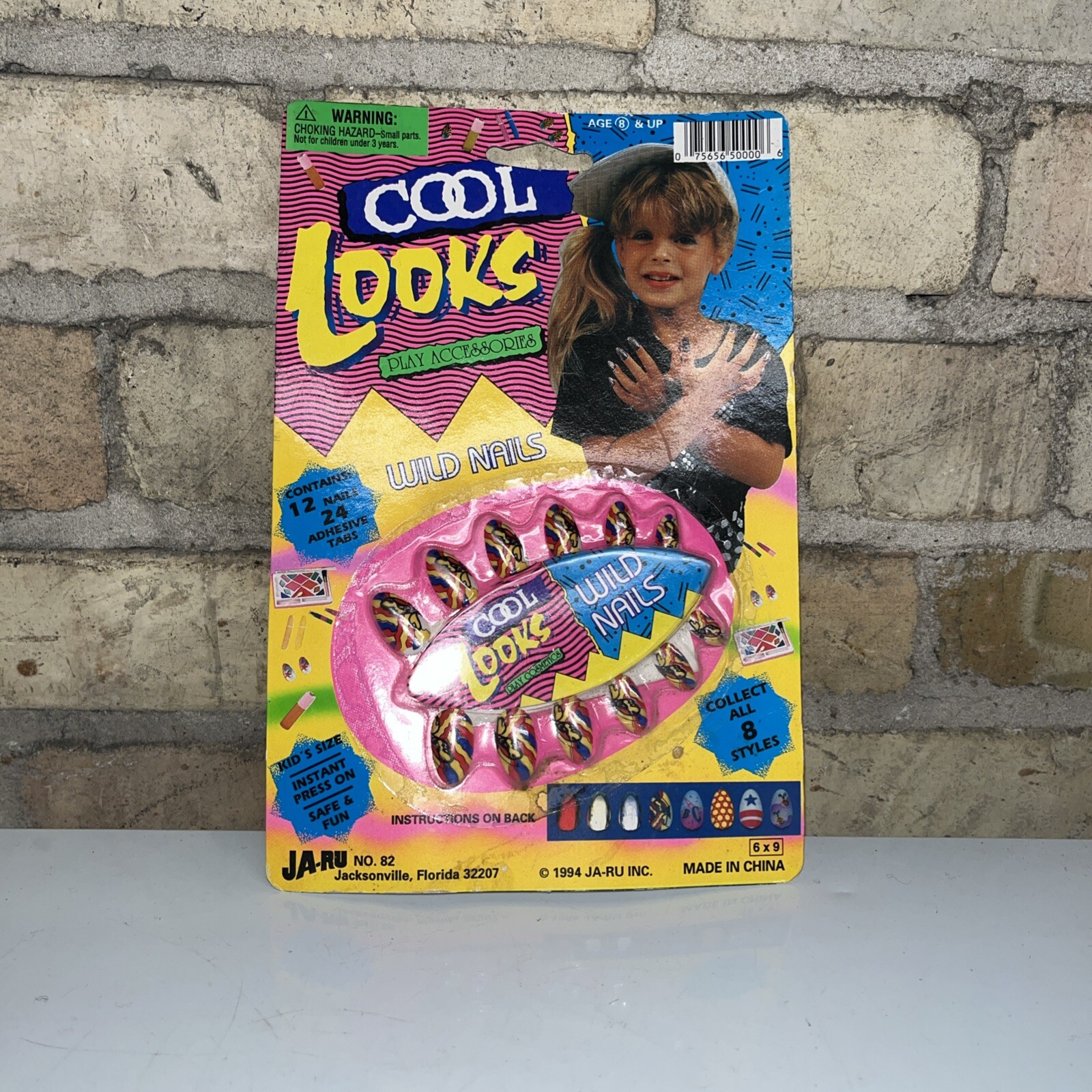 Vtg Ja-Ru Cool Looks WILD NAILS Set Kid’s Play Accessories 1994 NIP/NOS* VHTF