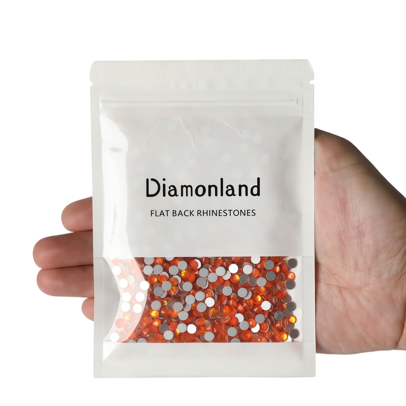 Diamonland Flatback Glass Crystal Rhinestones Rounds Gems for Bedazzling Nail…