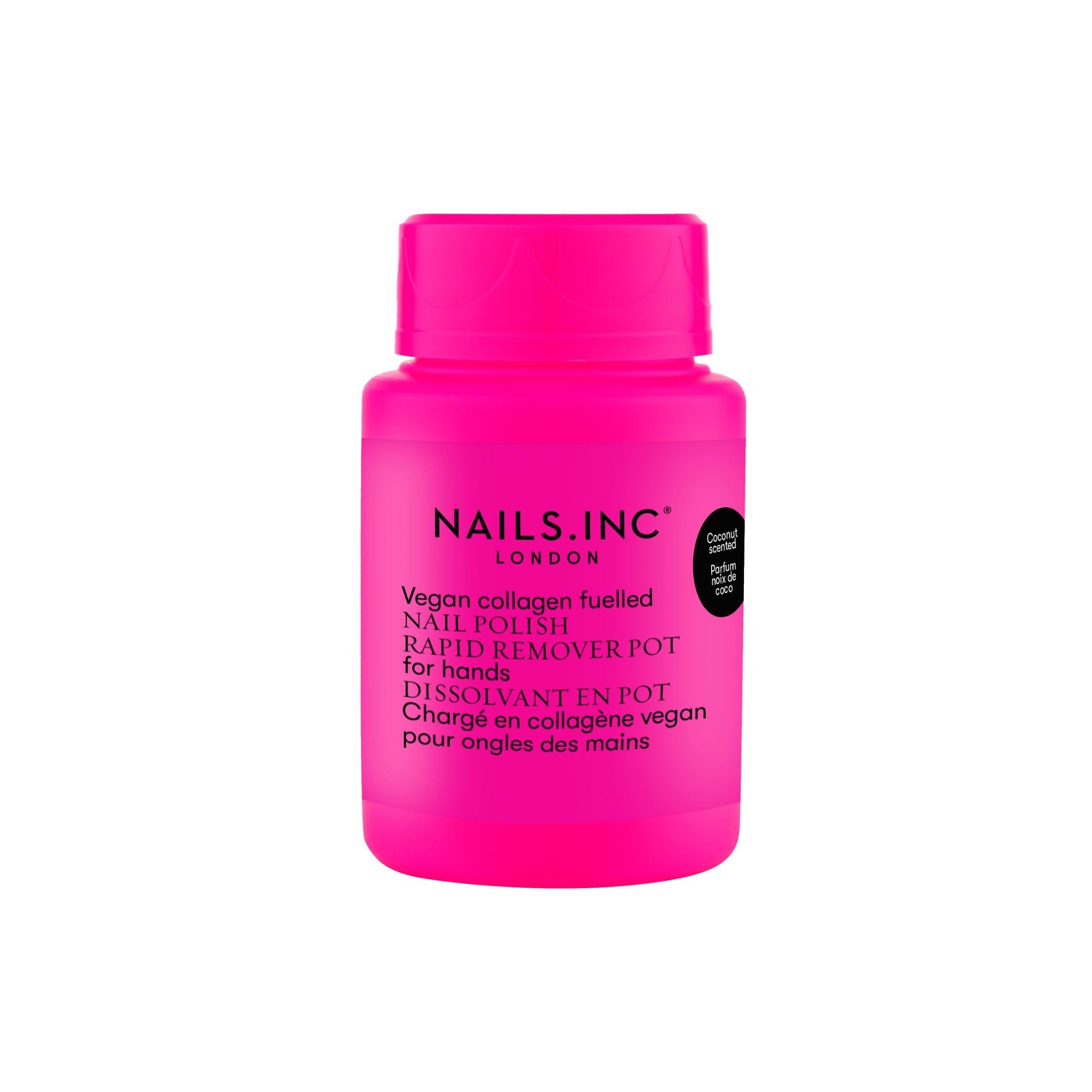 Nails Inc Acetone Free, Vegan Collagen Fueled, 1.69 Fl Oz (Pack of 1), Pink