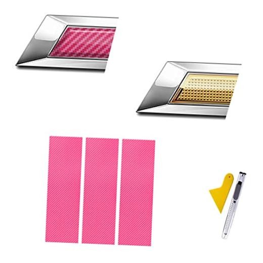 Compatible with Bowtie Logo Wrap Stickers Cut-Your-Own Emblem Overlay Pink 3