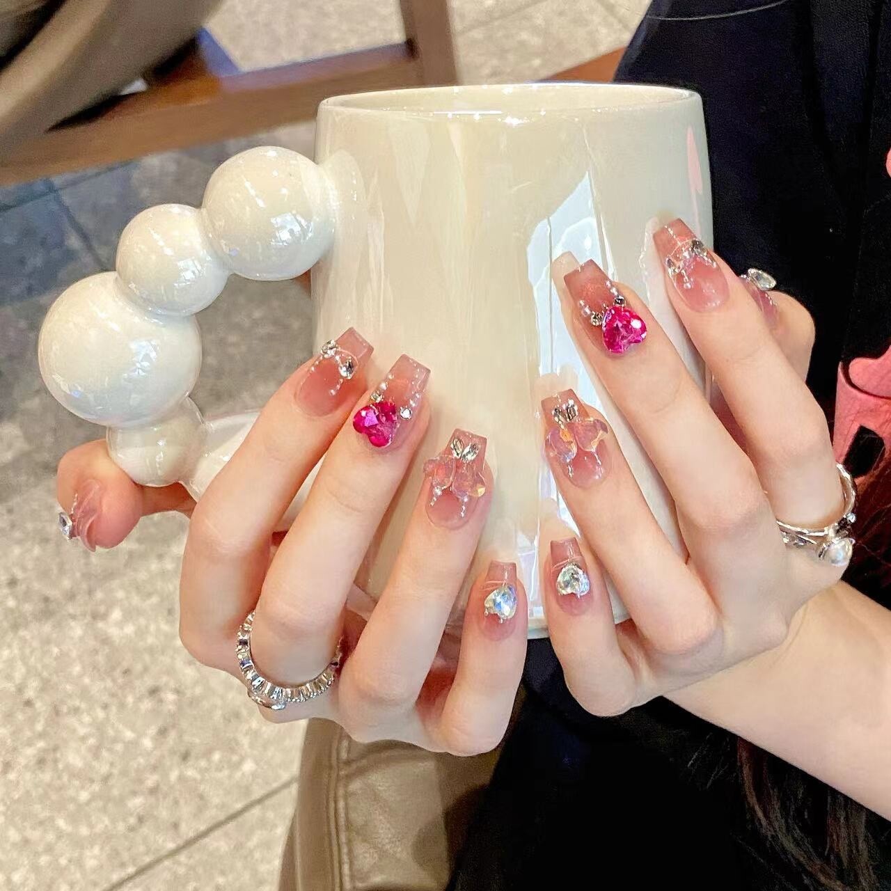 21 Set Lot , Get 21 pairs of 100% handmade press-on nails for just $99.99!