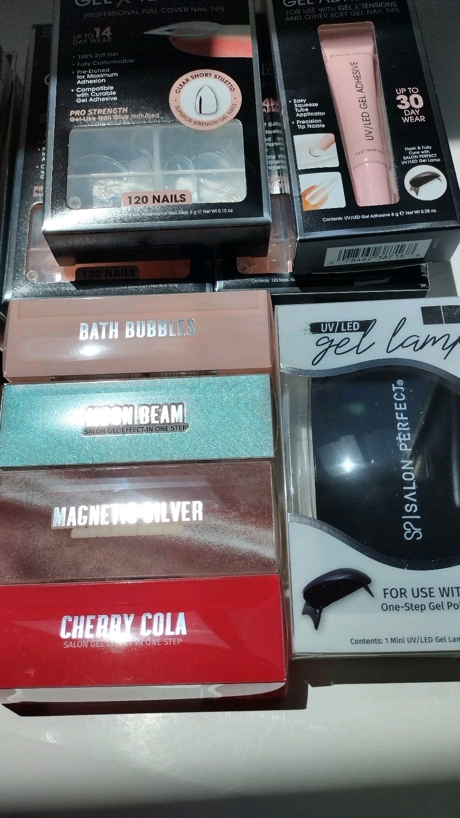 Salon Perfect Nail Gel X-tensions And Gel Polish Kit NEW & Sealed Large Kit