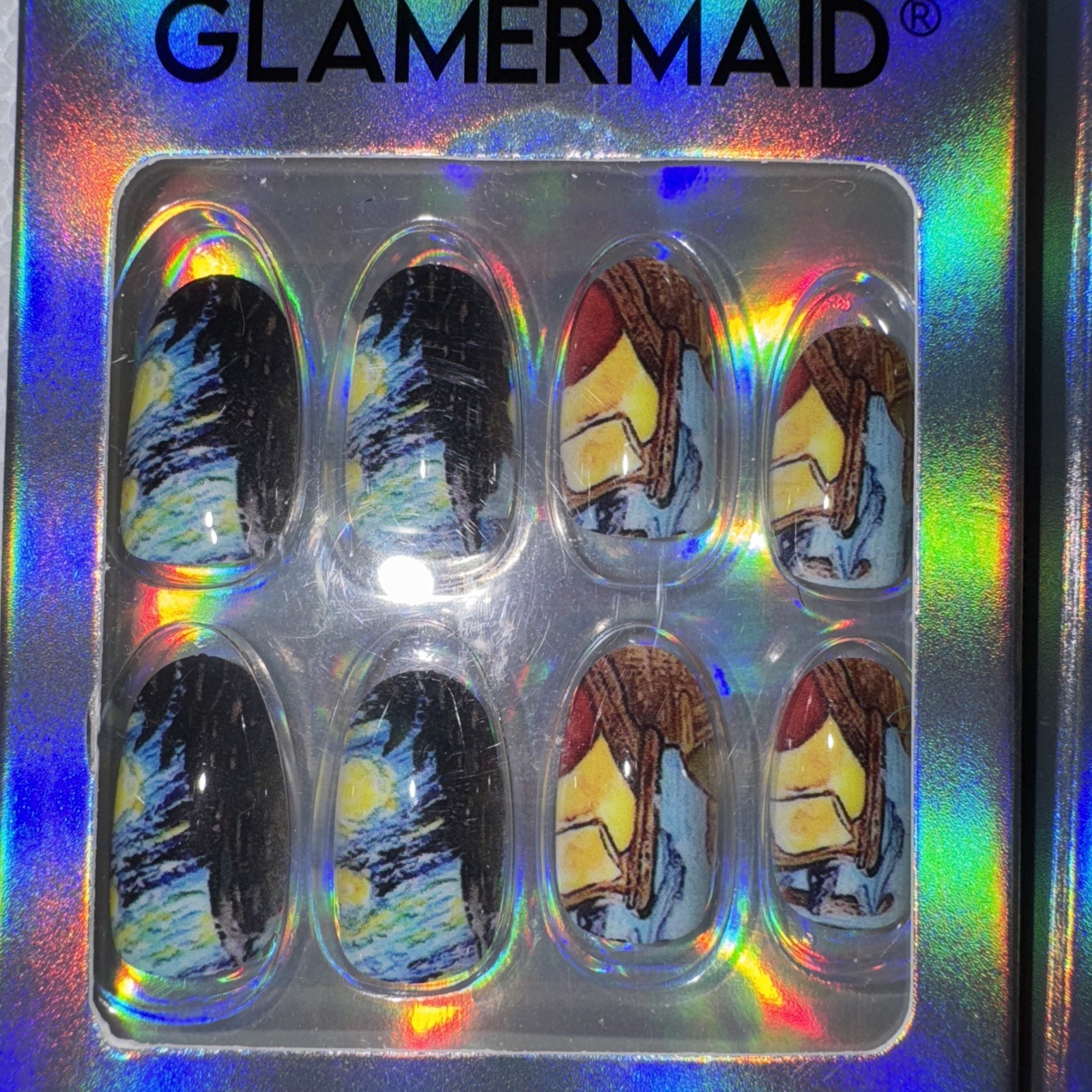 Glamermaid Press-On Nails Beautiful Assortment (Lot Of 4) Bulk Buy | 24 Pcs/1 PK