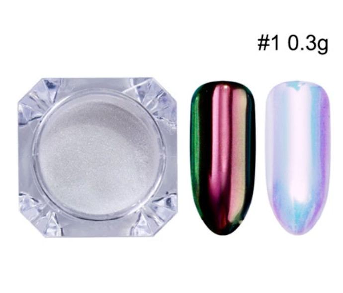 Nail Powder AURORA UNICORN Neon AB RAINBOW Colours CHROME Mirror Effect Nails UK