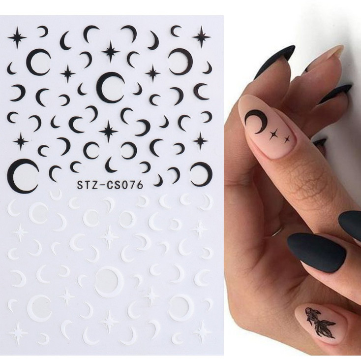 Nail Stickers Art Decal DIY Design Waterproof 3D Butterfly Heart Letters US NS7